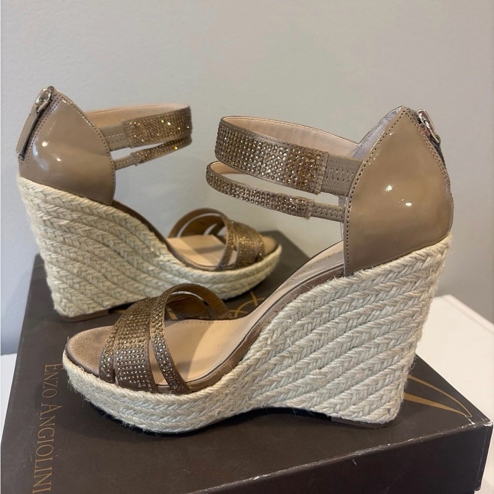Enzo Angiolini “Eaitsy” Wedge Sandal 6M EUC